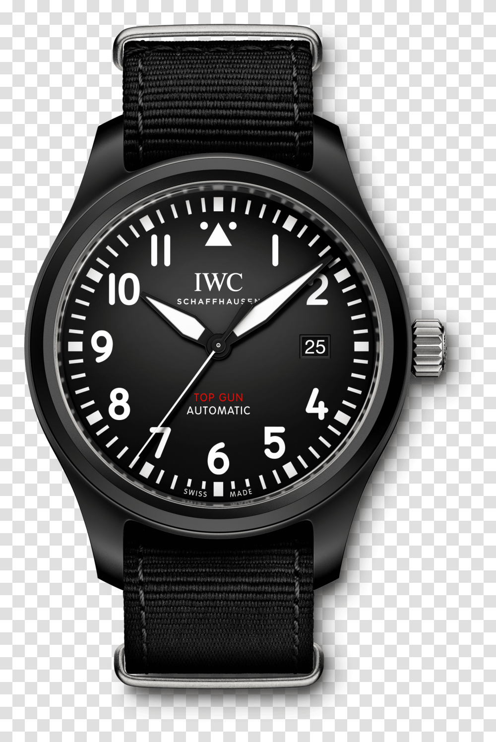 Iwc Top Gun, Wristwatch Transparent Png
