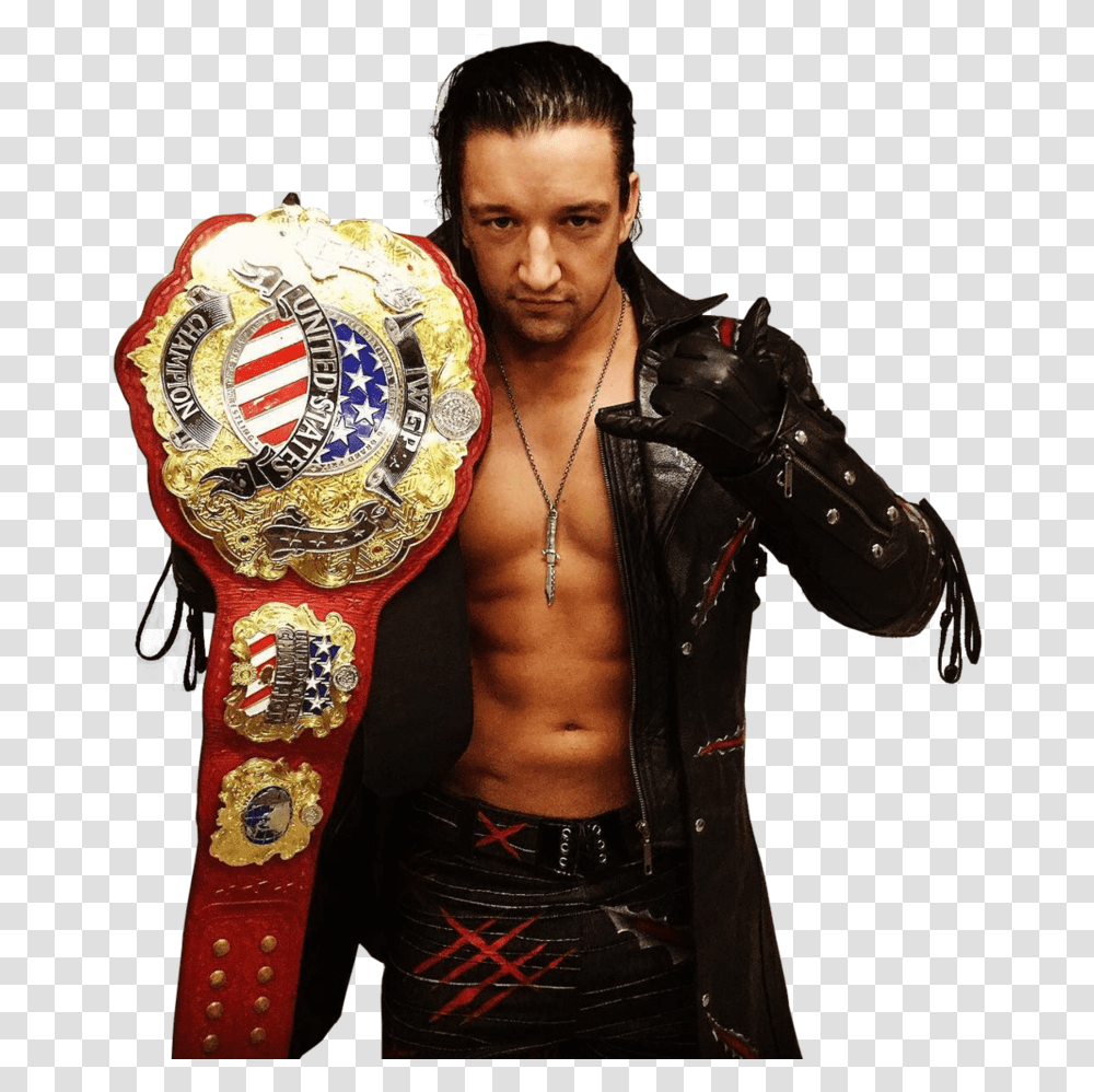 Iwgp United States Heavyweight Champion Jay Jay White Iwgp Us Champion, Person, Human, Apparel Transparent Png
