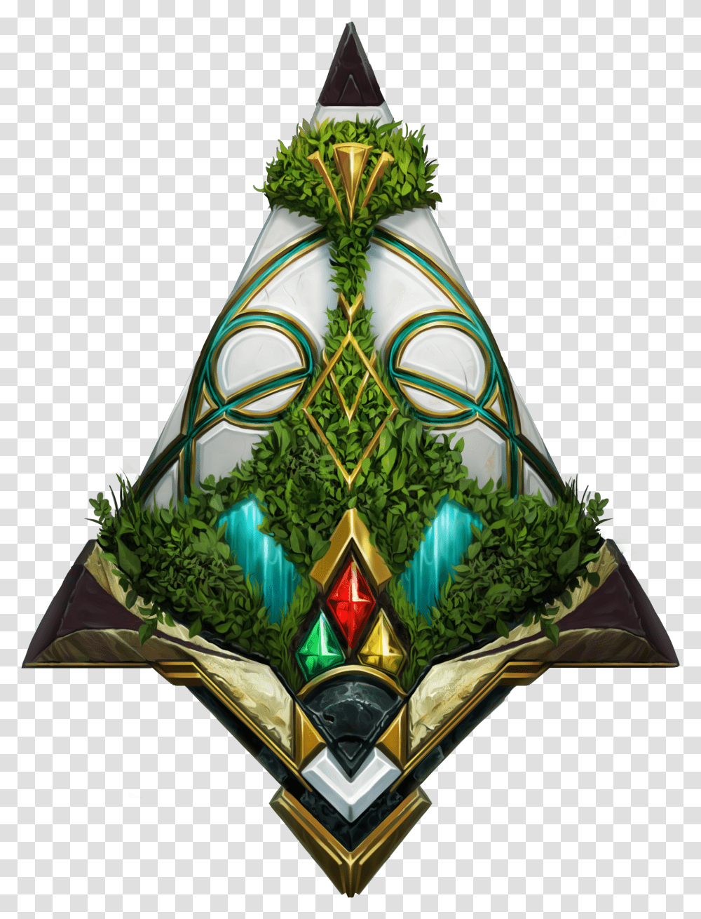 Ixtal Ixtal Lol Logo, Triangle, Plant, Pattern, Symbol Transparent Png
