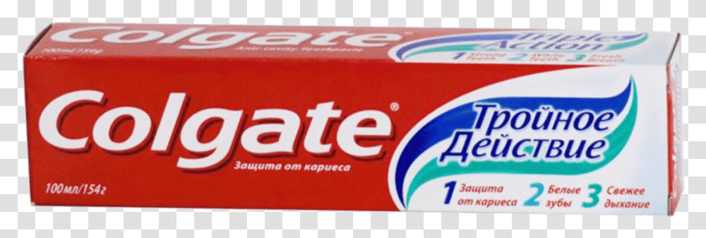 Izobrazhenie Colgate Dis Pasta 100ml Triple Action, Toothpaste, Soda, Beverage, Gum Transparent Png