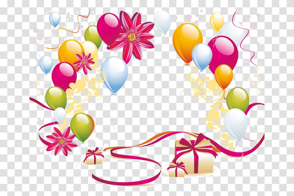 Izobrazhenie Dlya Plejkasta Birthday Clip Art Background, Balloon, Floral Design, Pattern Transparent Png