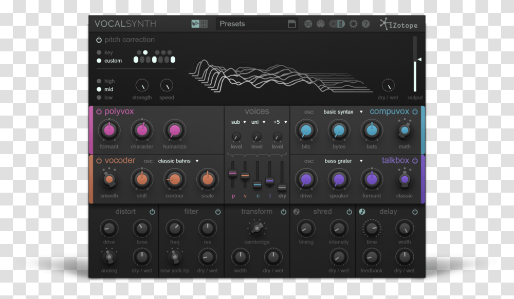Izotope Vocalsynth, Electronics, Amplifier, Computer Keyboard, Computer Hardware Transparent Png