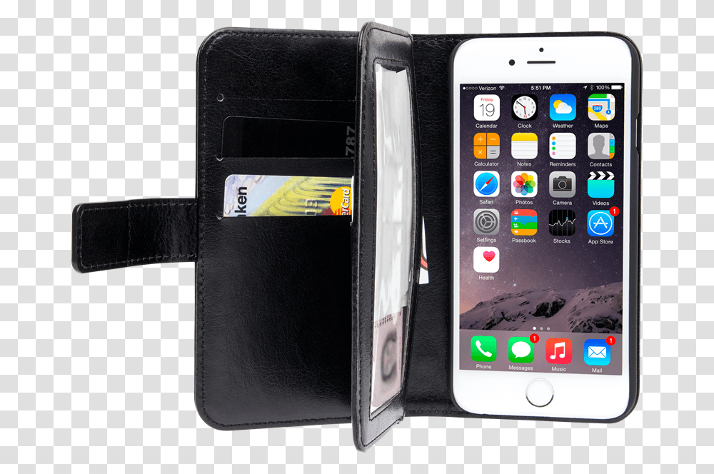 Izound Wallet Case Multi Iphone 66s Black Iphone 8 Bulletproof Case, Mobile Phone, Electronics, Cell Phone Transparent Png