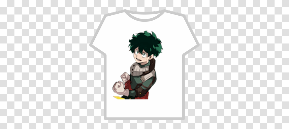 Izuku Midoriya Roblox T Shirt Roblox Billie Eilish, Clothing, Apparel, Person, Human Transparent Png