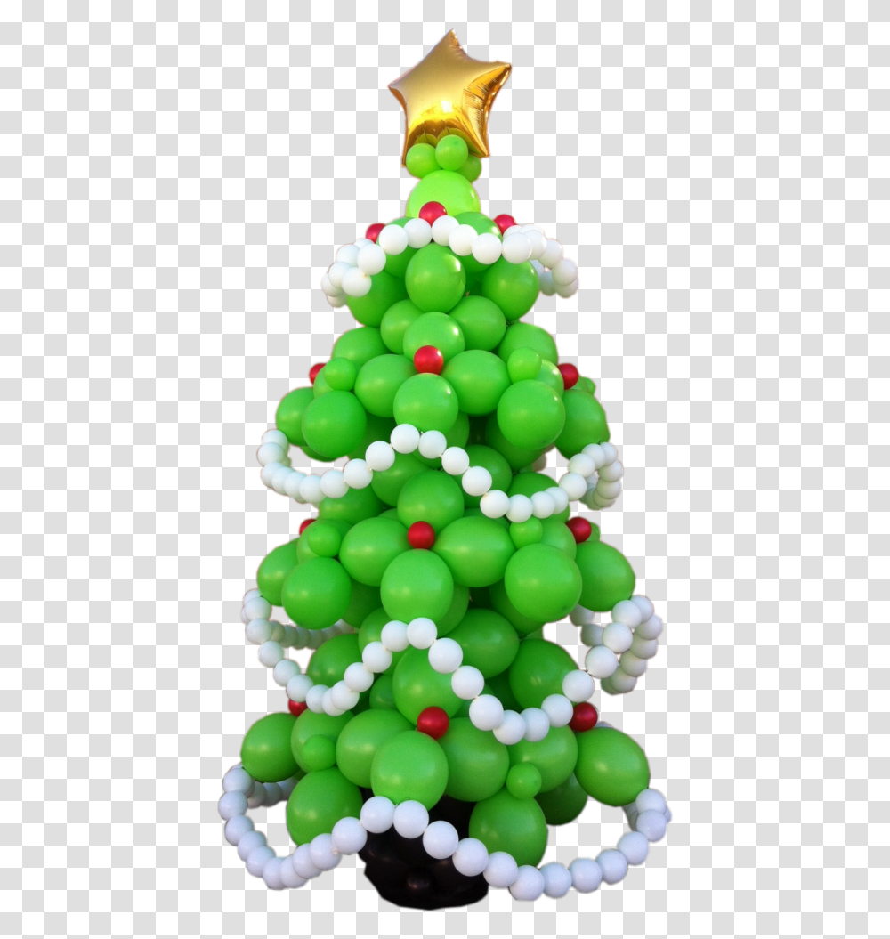 J Columns And Arches V Christmas Tree Balloon Transparent Png