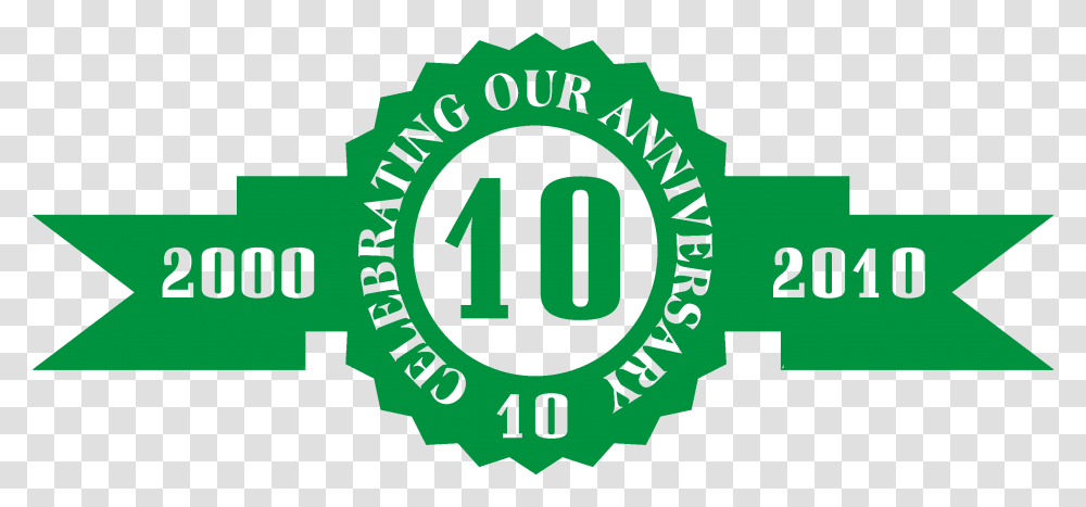 J Thor Productions Renowed Local Av & Lighting Company 10 Year Business Anniversary, Number, Symbol, Text, Label Transparent Png
