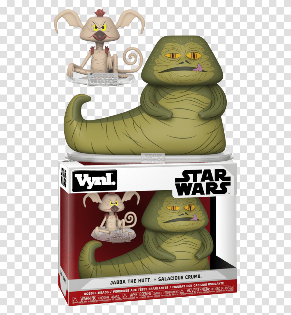 Jabba The Hutt Amp Salacious Crumb Vynl Vynl Star Wars Jabba And Salacious Crumb, Interior Design, Toy, Animal, Reptile Transparent Png