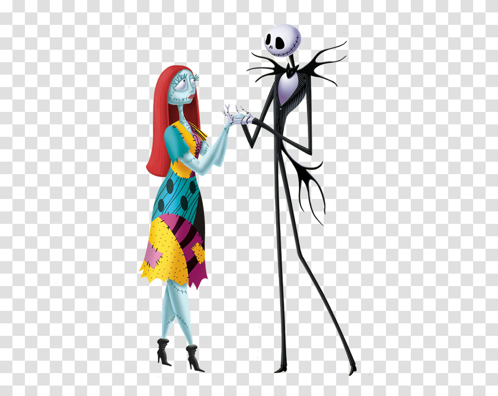 Jack And Sally 1 Image Nightmare Before Christmas, Performer, Person, Leisure Activities, Clothing Transparent Png