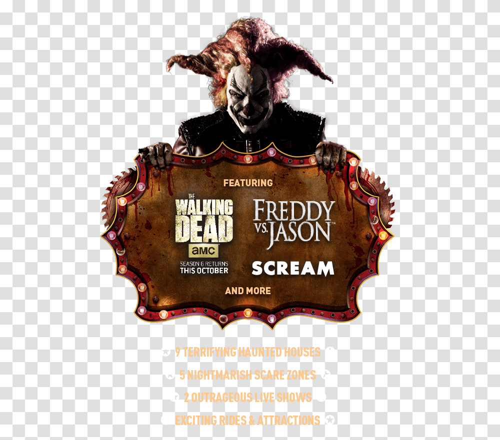Jack Announces Scream Freddy Vs Jason Dvd Cover, Poster, Leisure Activities, Circus Transparent Png