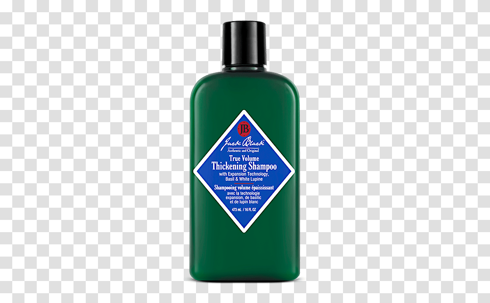 Jack Black True Volume Thickening Shampoo, Bottle, Aftershave, Cosmetics, Label Transparent Png