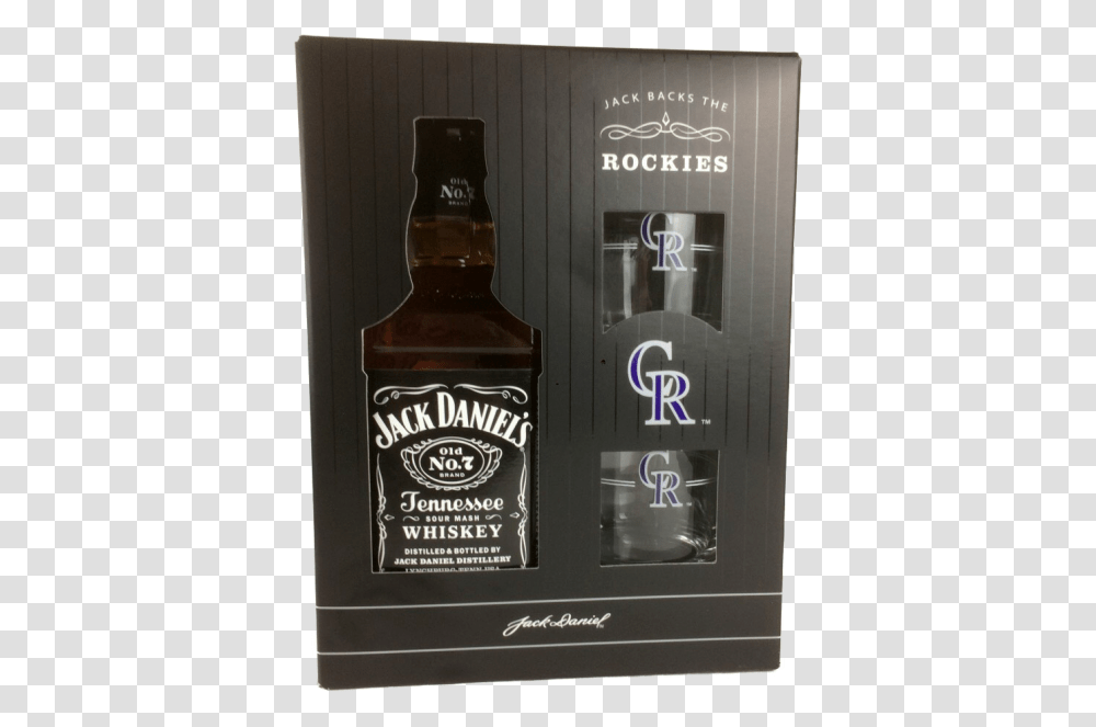 Jack Daniel's Black Label Whiskey Gift Set Jack Daniels Highball Gift Set, Bottle, Alcohol, Beverage, Drink Transparent Png