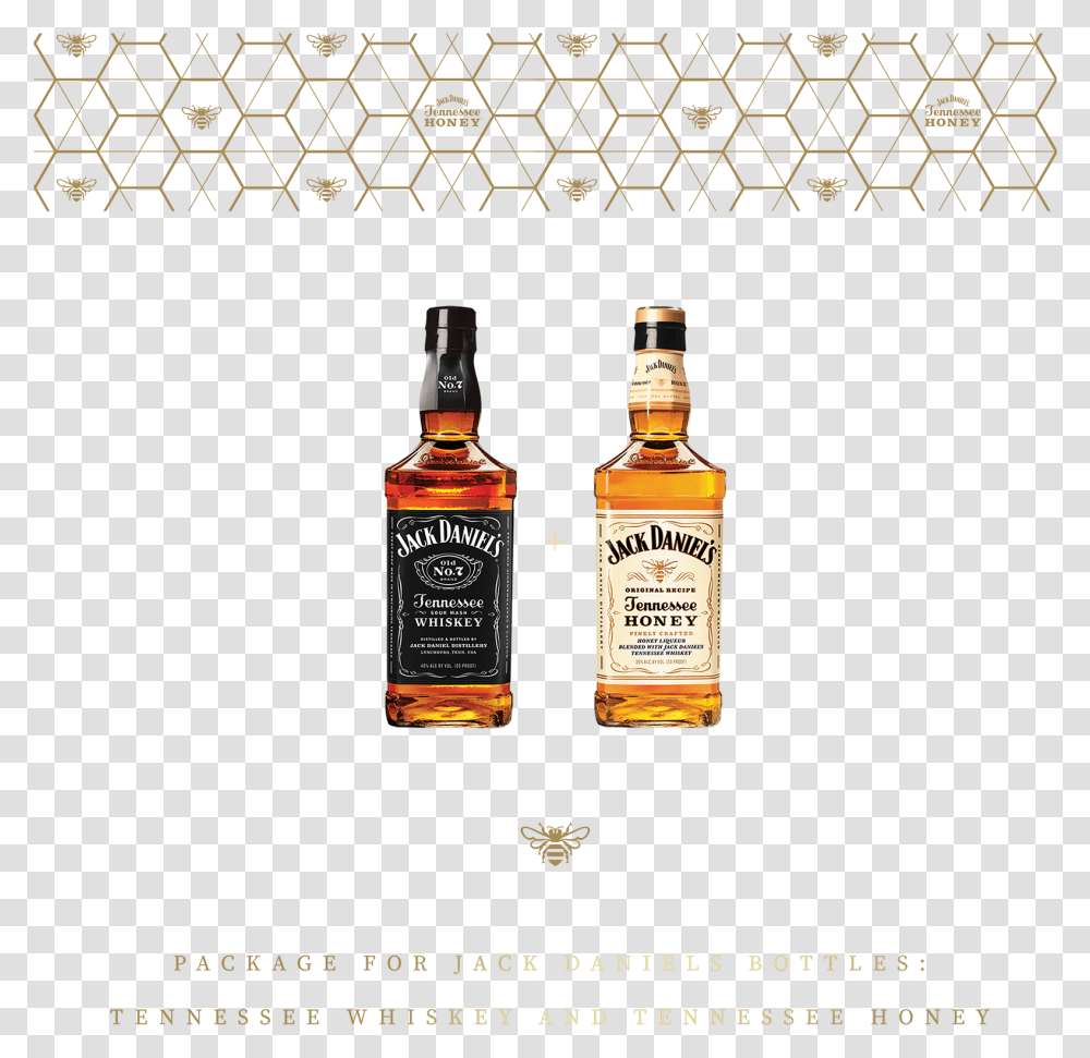 Jack Daniel's Liqueur Tennessee Honey Tennessee Whiskey, Liquor, Alcohol, Beverage, Drink Transparent Png