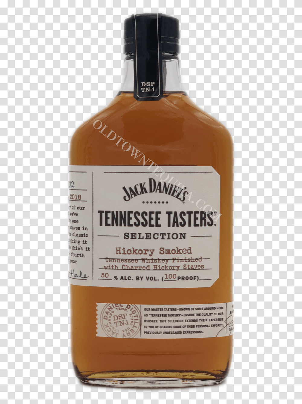 Jack Daniel's Tennessee Tasters Hickory Smoked Whiskey Glass Bottle, Liquor, Alcohol, Beverage, Drink Transparent Png