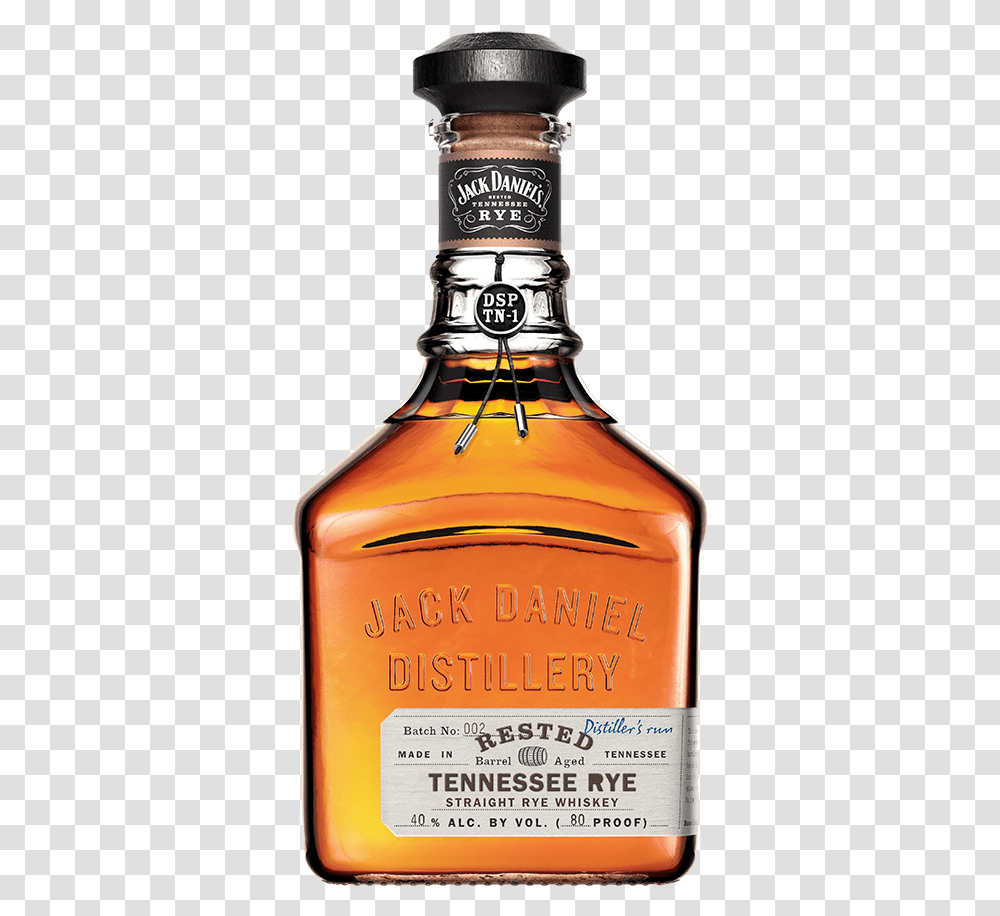 Jack Daniel's Rested Rye, Liquor, Alcohol, Beverage, Drink Transparent Png