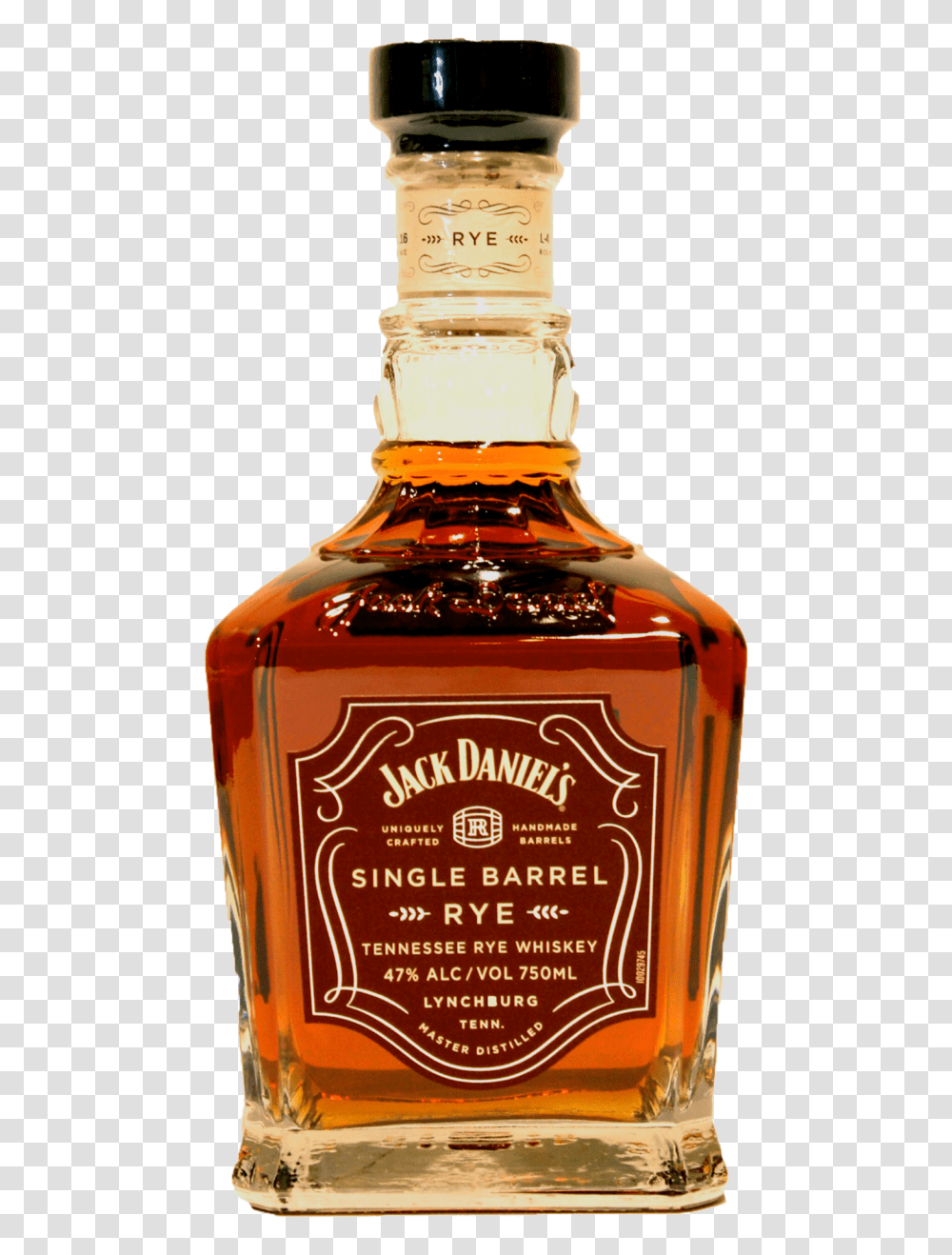 Jack Daniel's Single Barrel, Liquor, Alcohol, Beverage, Drink Transparent Png