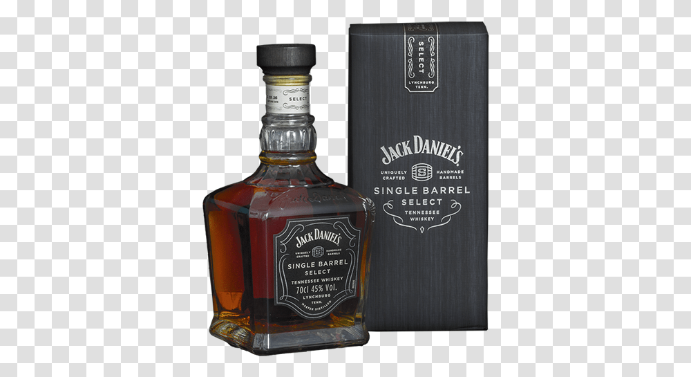 Jack Daniel's Single Barrel Select Whiskey, Liquor, Alcohol, Beverage, Drink Transparent Png