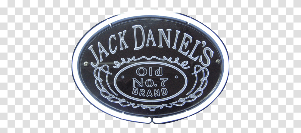 Jack Daniels 3d Neon Circle, Buckle, Label, Text, Clock Tower Transparent Png