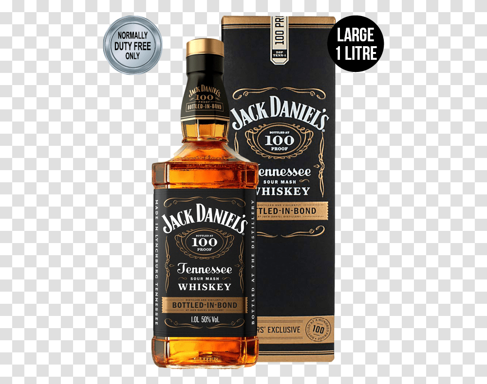 Jack Daniels Bottled In Bond, Liquor, Alcohol, Beverage, Drink Transparent Png