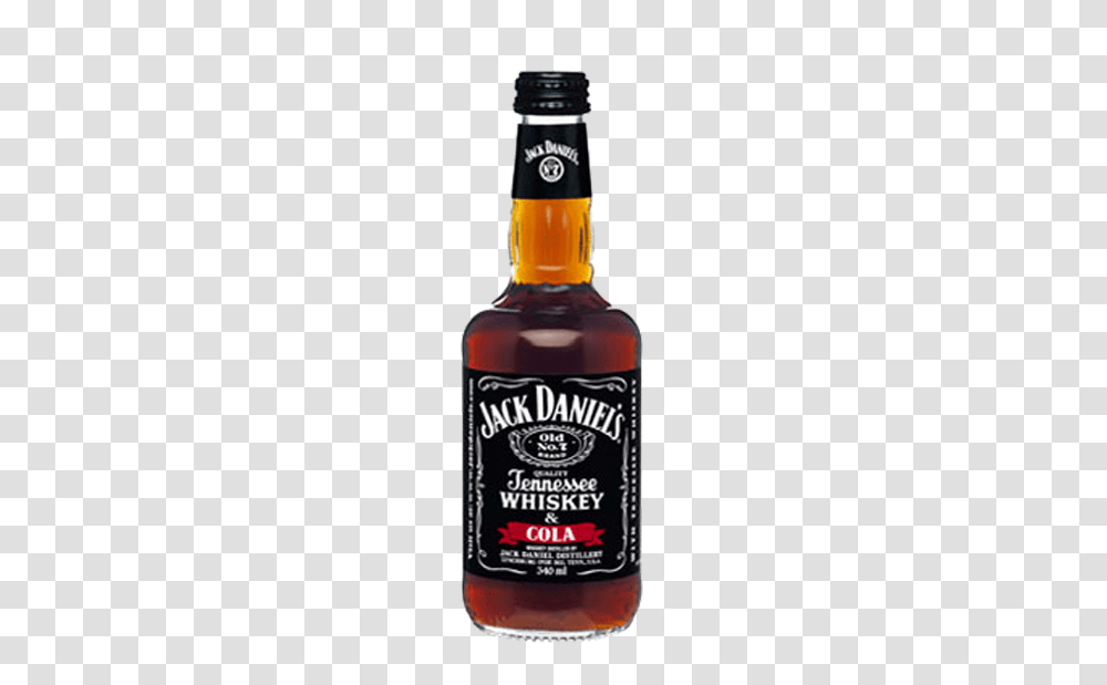 Jack Daniels Cola Bottles, Liquor, Alcohol, Beverage, Drink Transparent Png