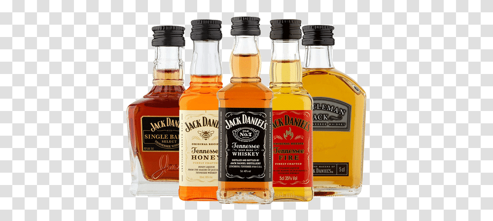 Jack Daniels Family Of Brands 5pk Jack Daniels, Liquor, Alcohol, Beverage, Drink Transparent Png