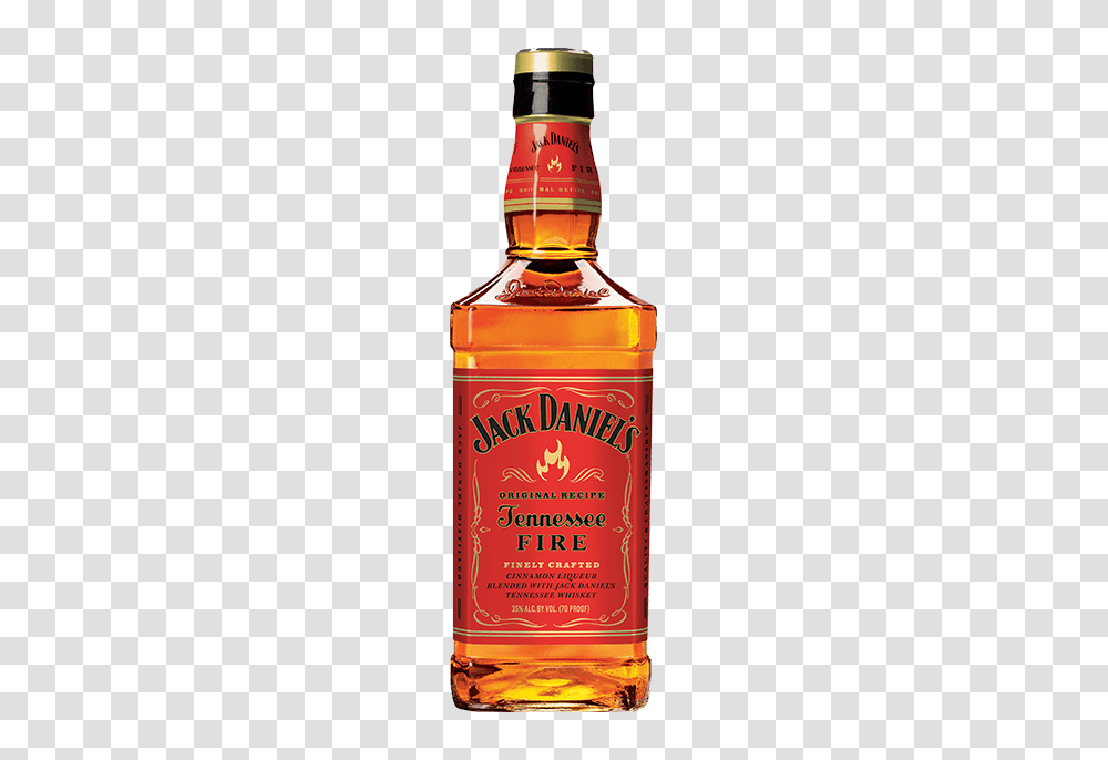 Jack Daniels Fire Tennessee Whiskey, Liquor, Alcohol, Beverage, Bottle Transparent Png
