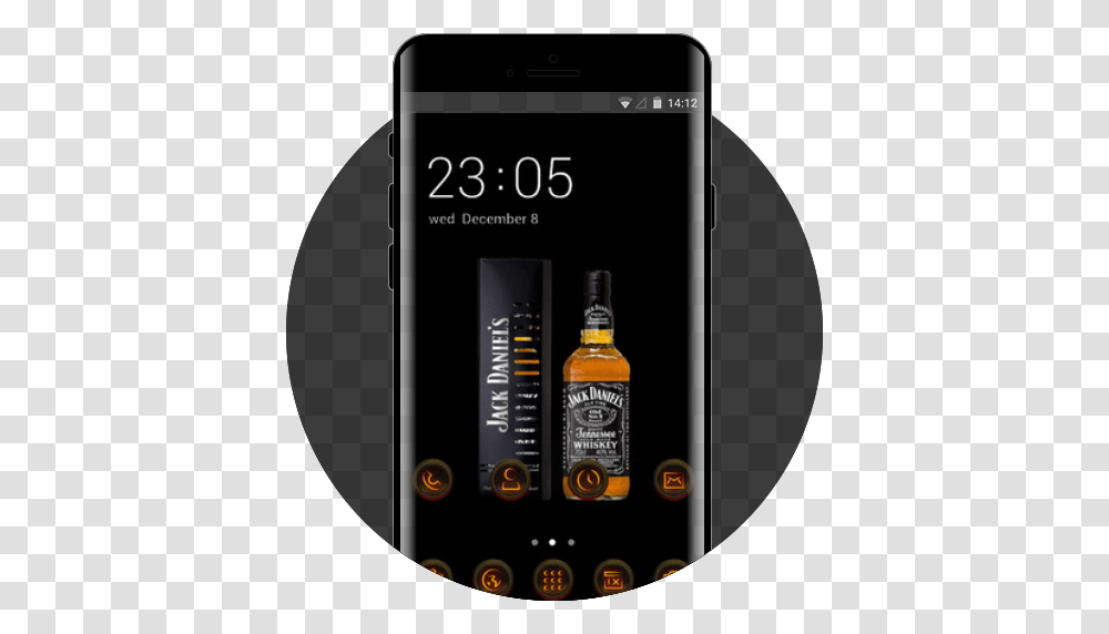 Jack Daniels Free Android Theme U Launcher, Mobile Phone, Electronics, Cell Phone, Liquor Transparent Png