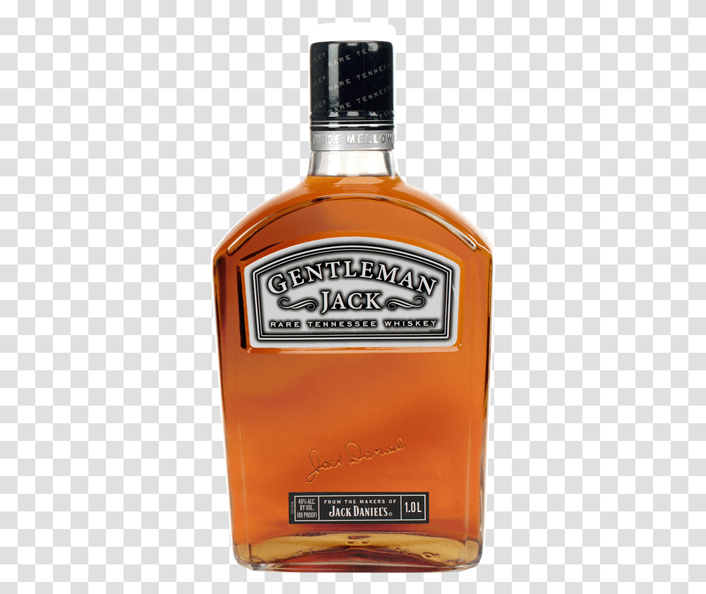 Jack Daniels Gentleman Jack 100 L Jack Daniels Gentleman Jack, Liquor, Alcohol, Beverage, Drink Transparent Png