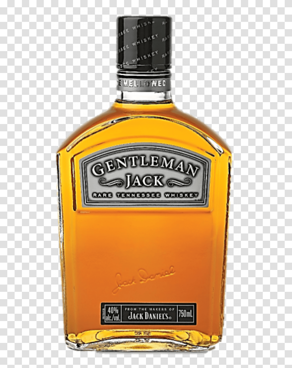 Jack Daniels Gentleman Jack 70cl Jack Daniels Gentleman Jack, Liquor, Alcohol, Beverage, Drink Transparent Png