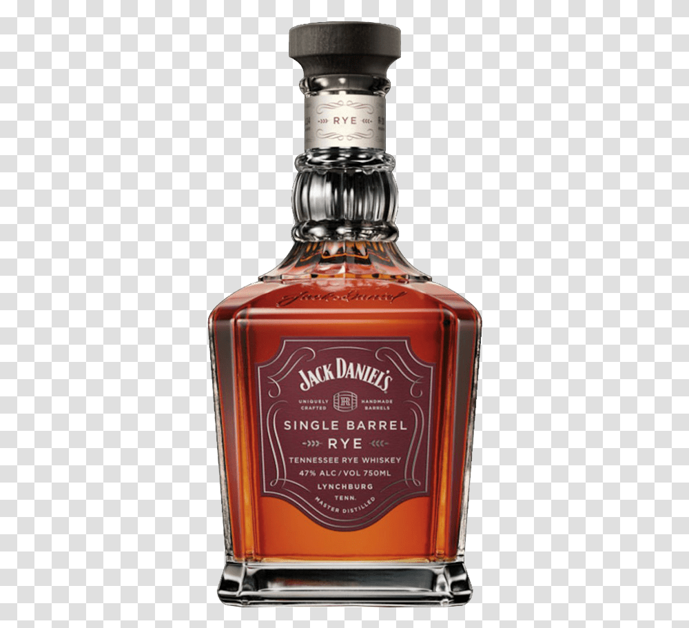 Jack Daniels Single Barrel Rye, Liquor, Alcohol, Beverage, Drink Transparent Png