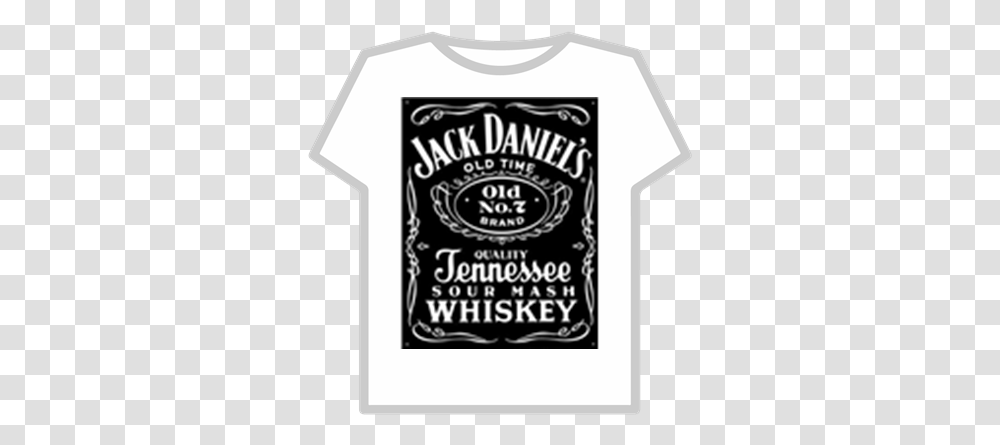 Jack Danielslogojackdaniels6763069351450 Roblox Jack Daniels, Clothing, Apparel, T-Shirt, Jersey Transparent Png