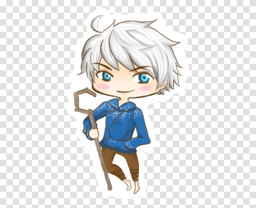 Jack Frost Chibi By Melody In The Air Jack Frost Chibi Gif, Manga, Comics, Book, Person Transparent Png