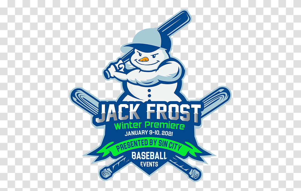 Jack Frost Winter Premiere For Baseball, Poster, Advertisement, Flyer, Paper Transparent Png
