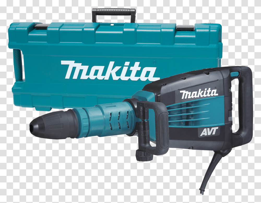 Jack Hammer Hm1214c Makita Demolition Hammer, Power Drill, Tool, Machine, Box Transparent Png