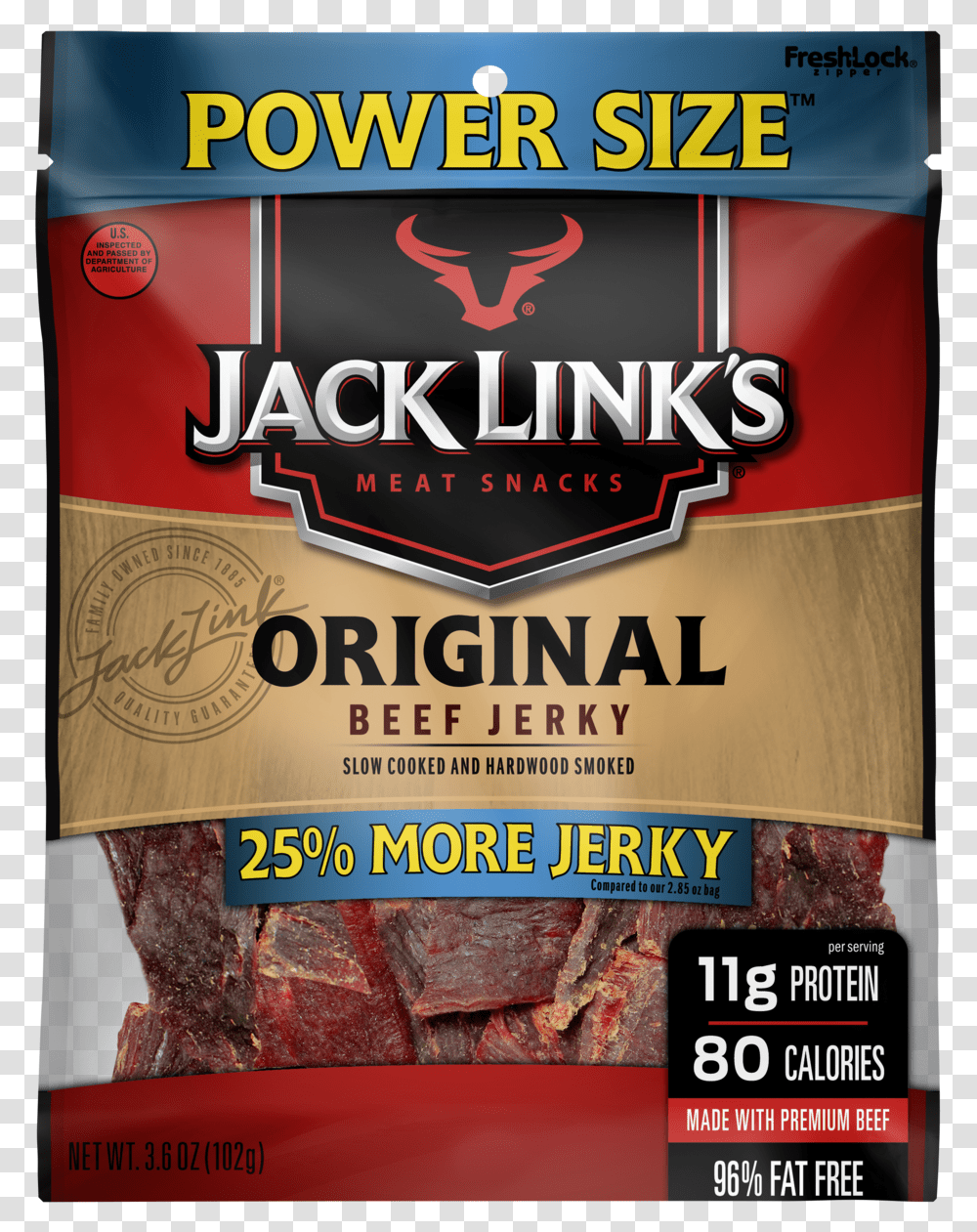 Jack Links Original Jerky, Advertisement, Poster, Food, Flyer Transparent Png