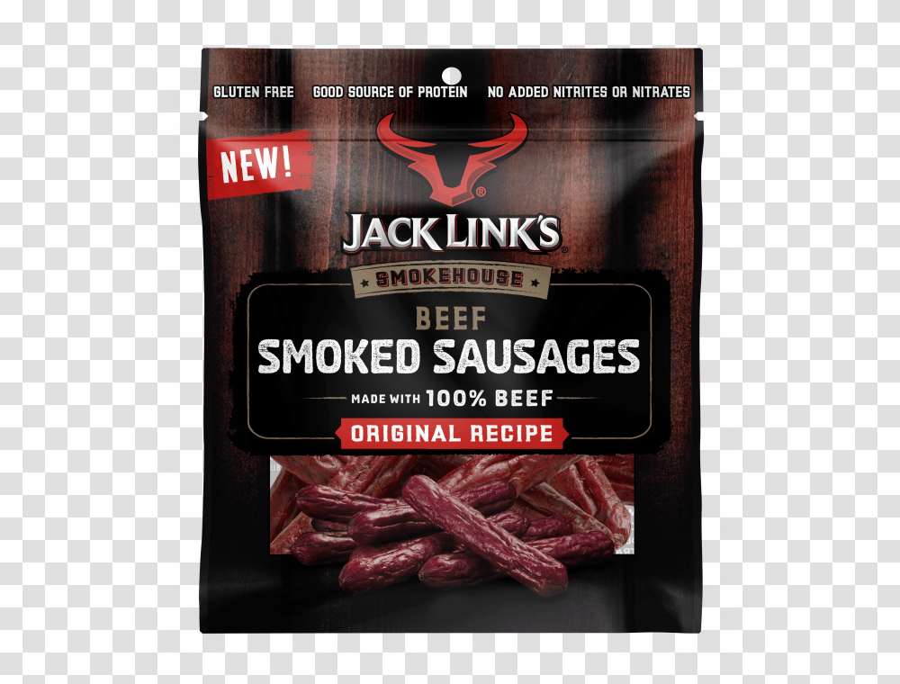 Jack Links Smoked Sausage, Sweets, Food, Confectionery, Flyer Transparent Png