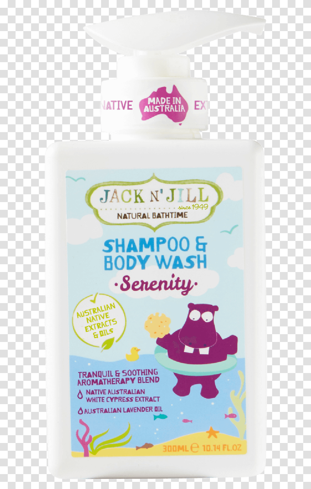 Jack N Jill Serenity Shampoo Amp Body Wash, Label, Bottle, Food Transparent Png
