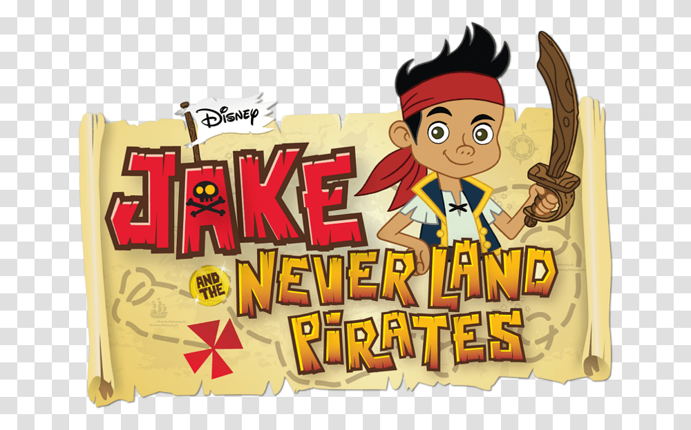 Jack Neverland Pirates Chair Download Never Land Pirates Logo, Person, Poster, Advertisement Transparent Png