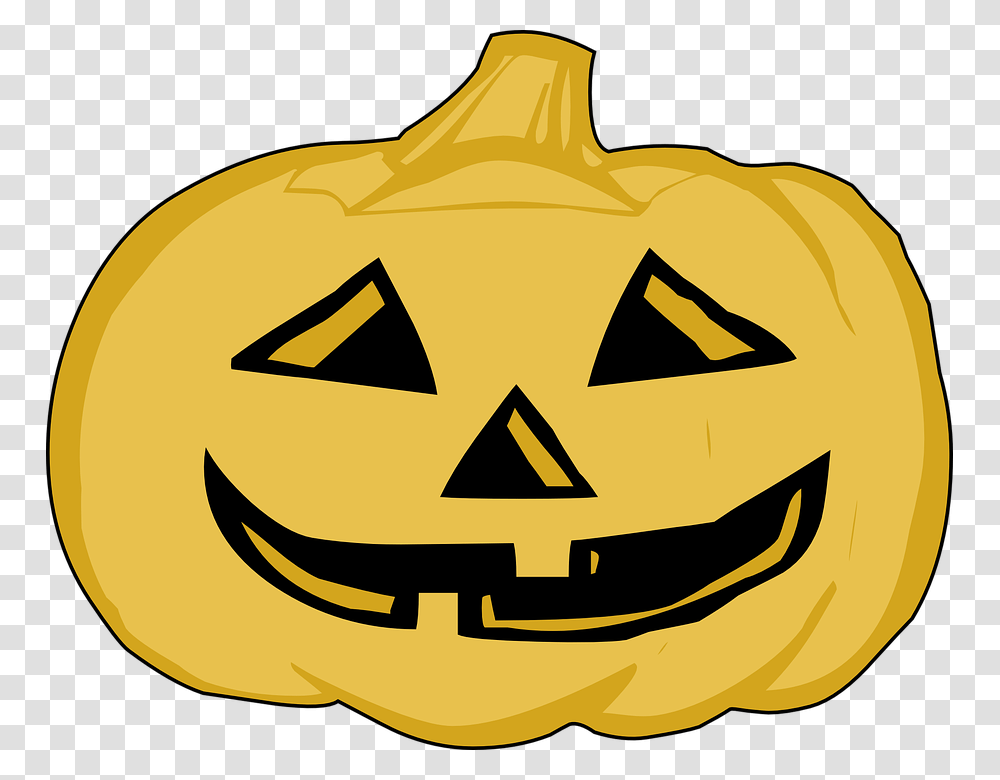 Jack O Lantern Orange Cutout Pumpkin Holiday Scary Halloween Pumpkin Clipart Black And White, Plant, Vegetable, Food, Produce Transparent Png