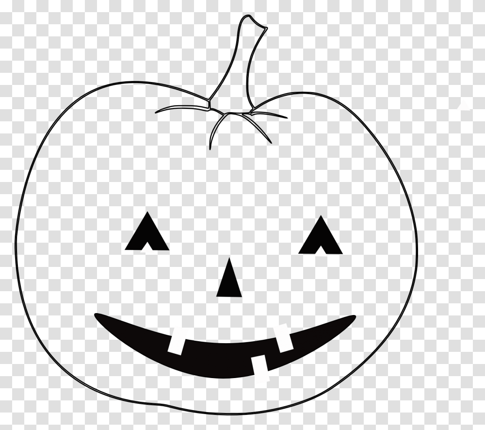 Jack O Lantern Outline, Stencil, Recycling Symbol Transparent Png