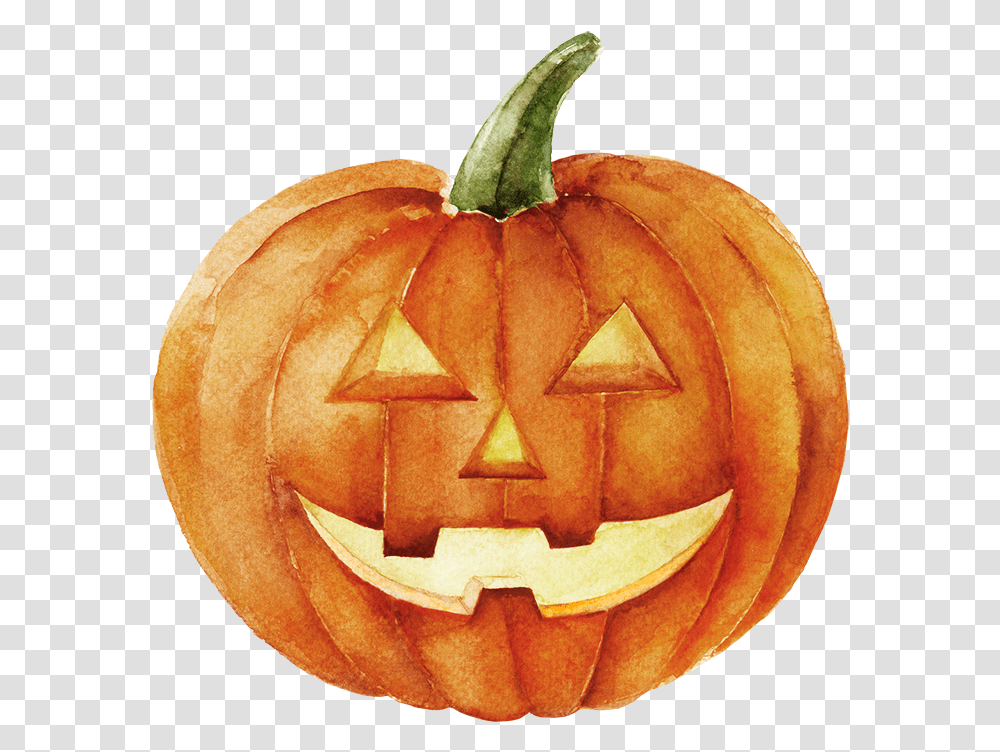 Jack O Lantern, Plant, Pumpkin, Vegetable, Food Transparent Png