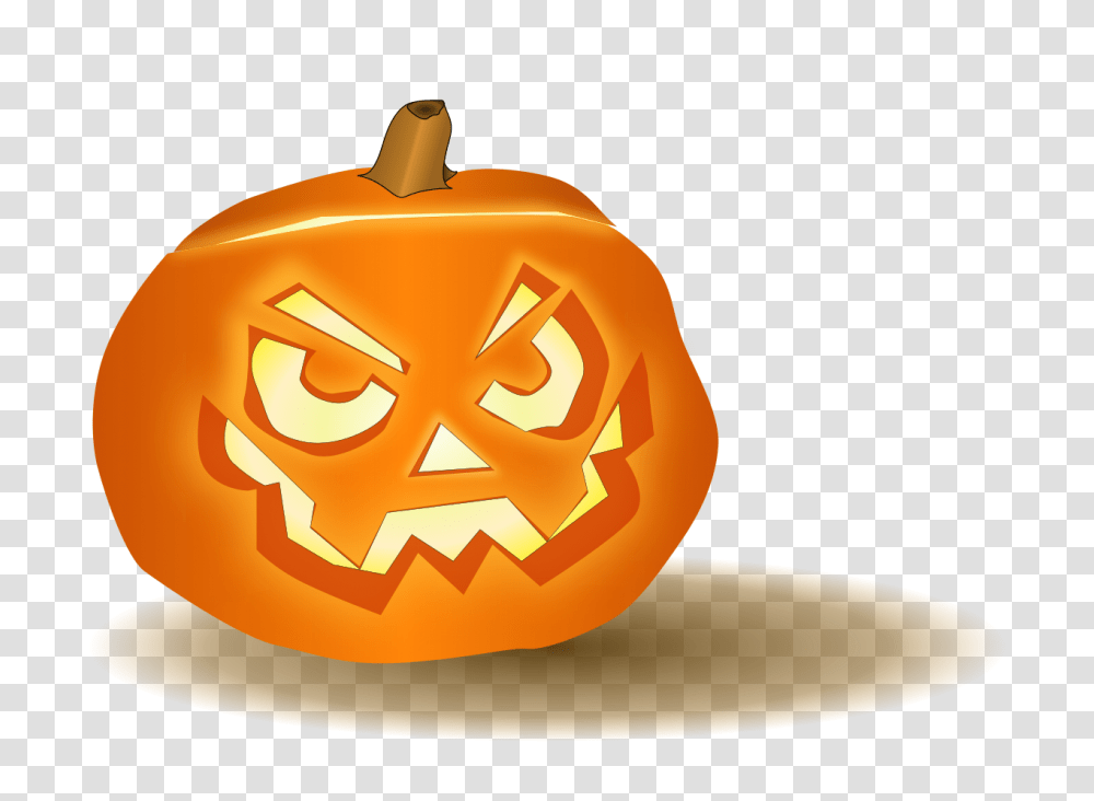 Jack O Lantern, Plant, Pumpkin, Vegetable, Food Transparent Png