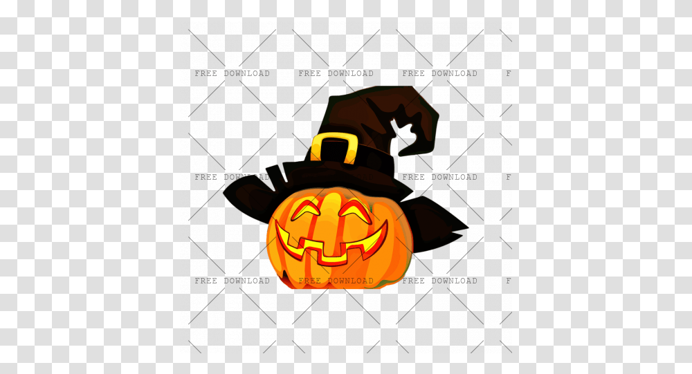 Jack O Lantern Pumpkin Image With Background Spooky Halloween Jack O Lantern Clipart, Plant, Vegetable, Food, Dynamite Transparent Png