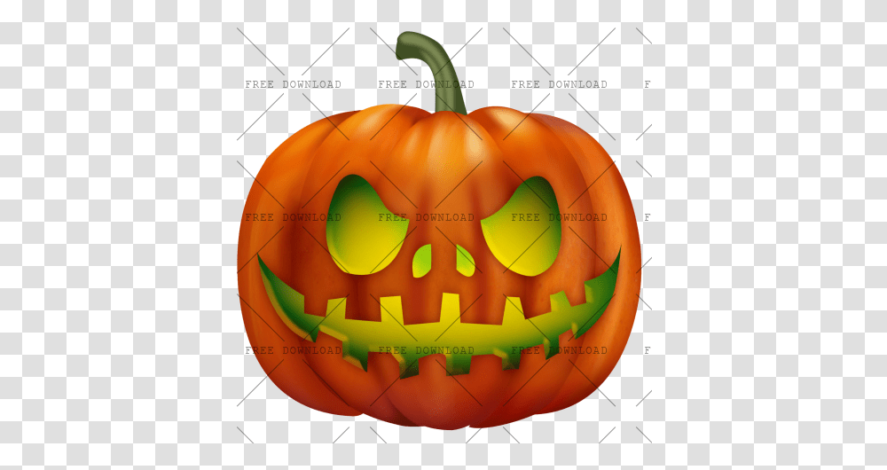 Jack O Lantern Pumpkin Image With Halloween Pumpkin With Background, Plant, Vegetable, Food, Balloon Transparent Png
