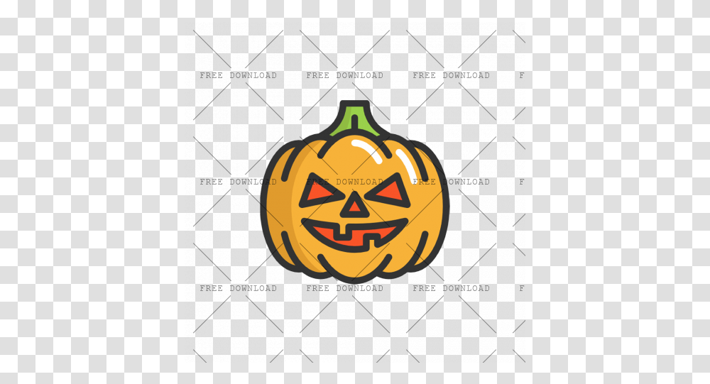 Jack O Lantern Pumpkin Image With Halloween, Symbol Transparent Png