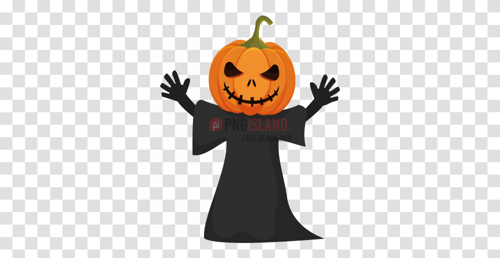 Jack O Lantern Pumpkin Image With Vector Halloween Characters, Plant, Vegetable, Food, Cross Transparent Png