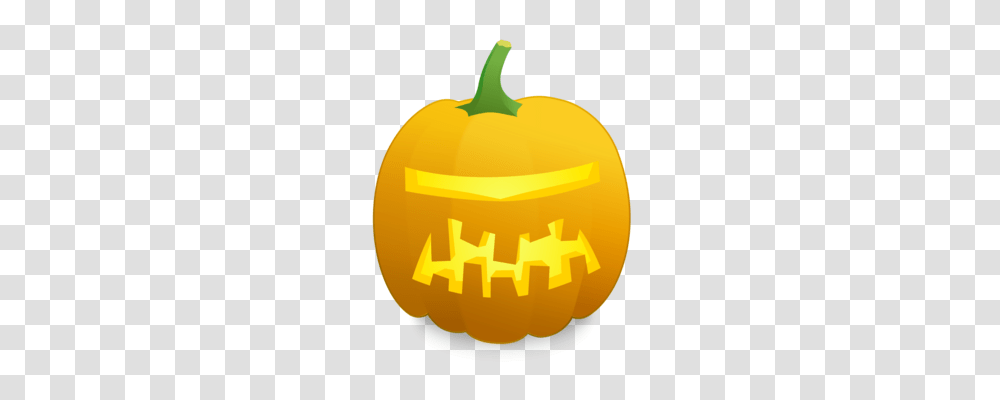 Jack O Lantern Pumpkin Pie Halloween, Plant, Vegetable, Food Transparent Png