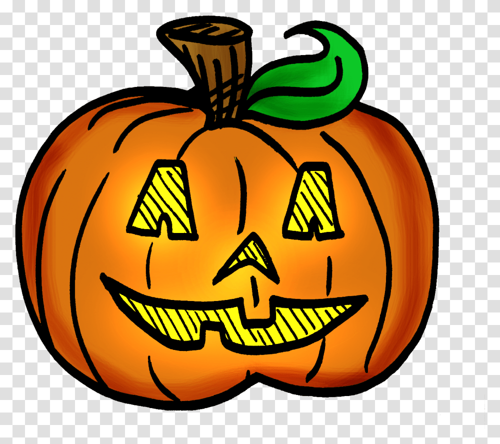 Jack O Lantern Sprite, Pumpkin, Vegetable, Plant, Food Transparent Png