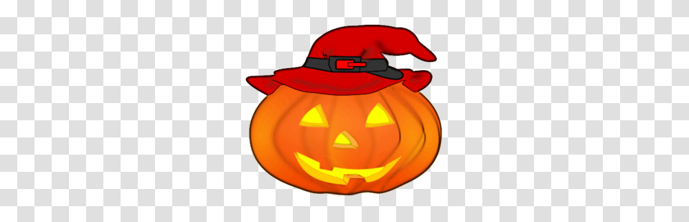 Jack O Lantern Wearing Hat T Free Images, Plant, Halloween, Pumpkin, Vegetable Transparent Png