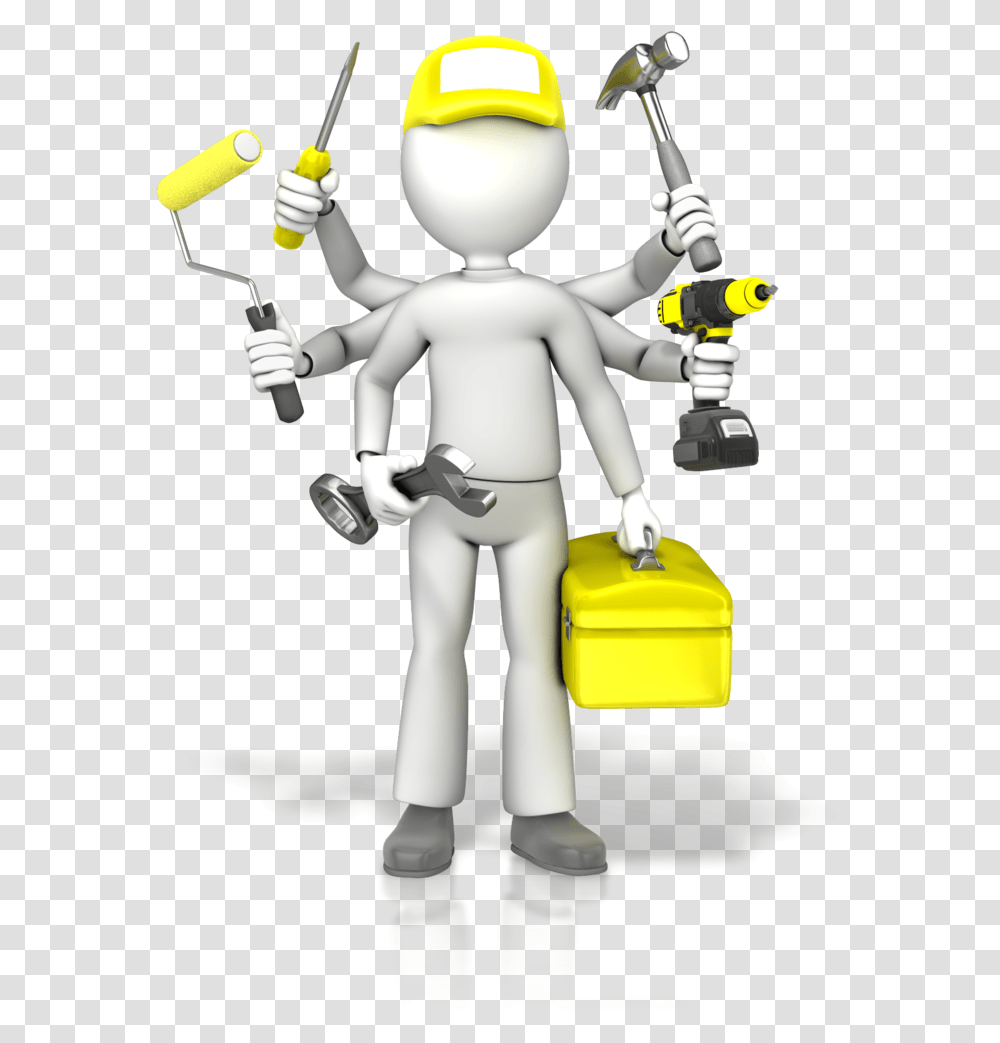 Jack Of All Trades Handyman Download Human Performance Safety, Toy, Robot, Person, Light Transparent Png