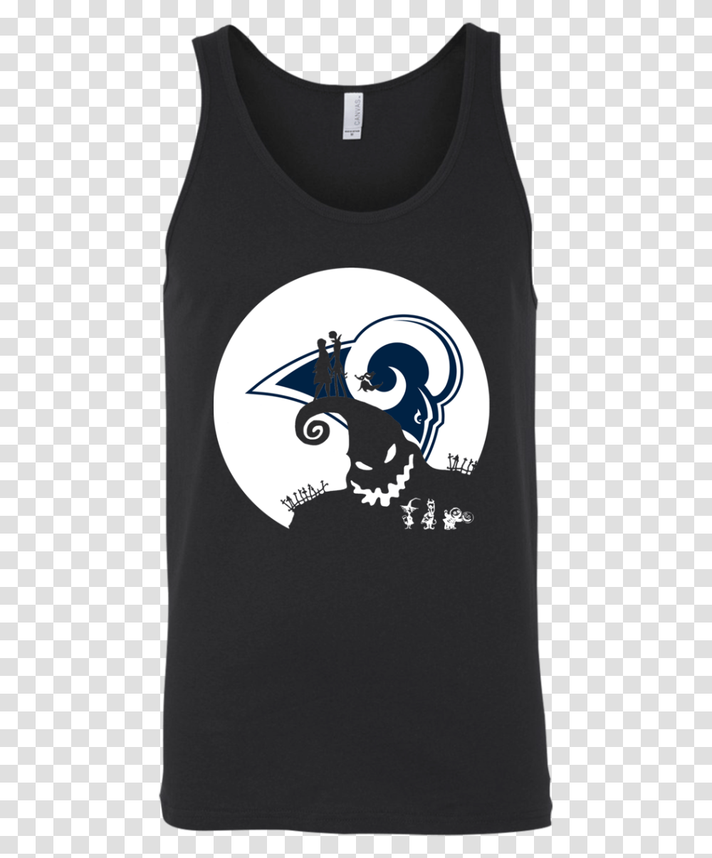 Jack Skellington And Sally Los Angeles Rams Halloween Active Tank, Sleeve, T-Shirt, Long Sleeve Transparent Png